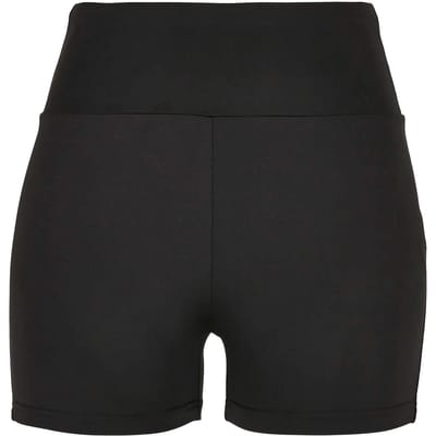 Urban Classics - High Waist Short Hot Pants Korte cycle broek - 5XL - Zwart
