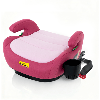 OHHO+Jovikids ISOFIX-kinderzitverhoger, ECE R129, voor groep 2/3 (ca. 15–36 kg), met verdikte stoffen vulling, ISOFIX-adapter, gemakkelijk te wassen,
