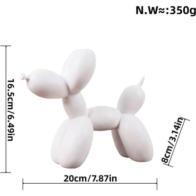 Modern Strak Scandinavisch Creatief Ontwerp Ballon Hond Ornamenten Woonkamer Slaapkamer Wijnkast Decoratie Hars Ambacht Zachte Decoratie Kunst