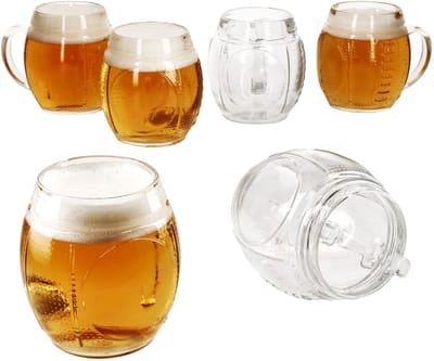 Set van 6 American football-glazen met handvat voor 6 personen - 12000420S