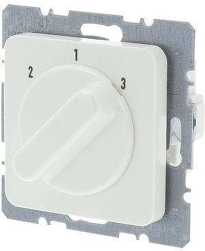 Berker M2 Inbouw Schakelaar - 3-standen - Crème
