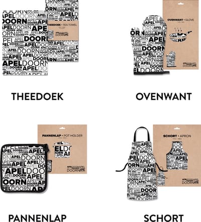 Apeldoorn keukentextiel voordeelpakket - Souvenirs Nederland