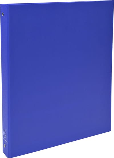 Exacompta 20x Ringband in PP met harde omslag - 4 ringen van 30mm - A4 - Blauw - 51372E