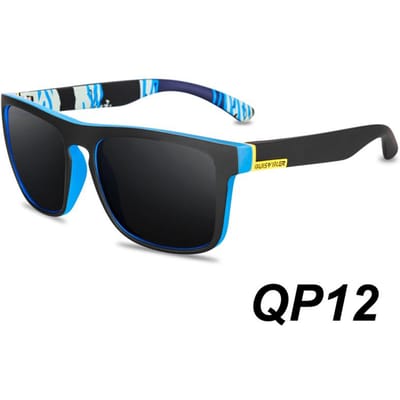QUISVIKER Gepolariseerde Zonnebril Heren Dames Zonnebril UV400 Mode Shades Outdoor Sport Honkbal Softbal Autorijden Brillen black
