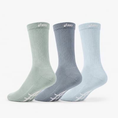 ASICS Sport 3 Pack Crew Sock - Sokken - Maat 43-46 - Groen Blauw - Sports - Hardlopen - Unisex Sokken