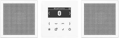 Smart Radio DAB+ met Bluetooth - Stereo Set met 2 Speakers in Alpinewit