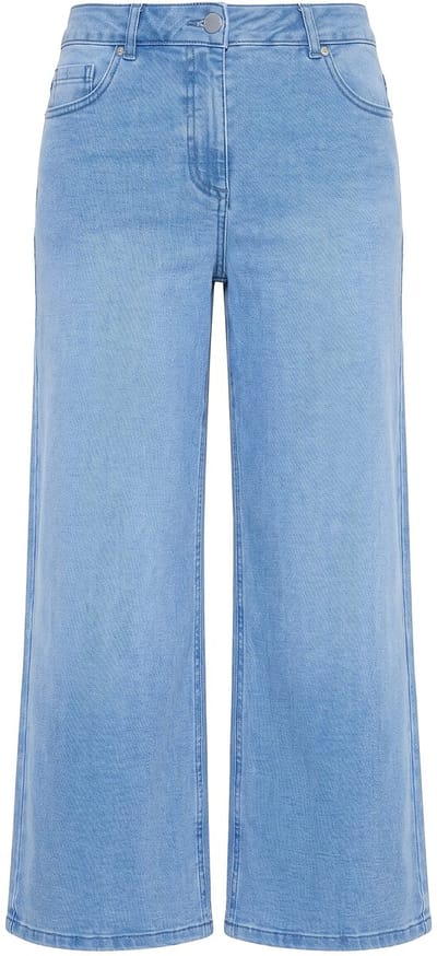 Angel of Style - Dames - Jeans culotte wijde pijp 5-pocket - Blue stone - Maat 42