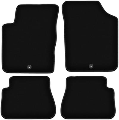 BASIC zwarte veloursmatten voor: Kia Picanto I hatchback (2003-2011)