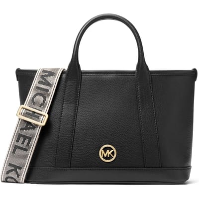 Michael Kors Satchel Bag In Black With Logo Strap Größe: OS | Handtaschen Outlet | Damen | Schwarz