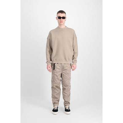 Alpha Industries Crewneck Uv Vintage Sand Größe: XS | Pullover Outlet | Herren | Braun
