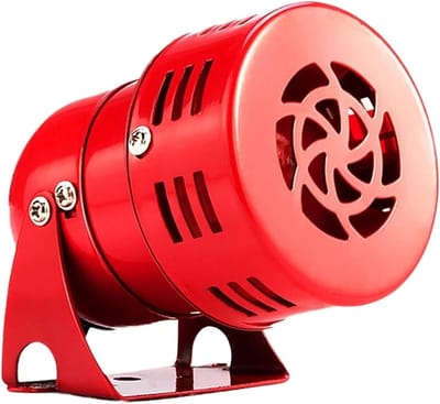 Mini Metaal Sirene - Alarm Geluid - Dieven Beveiligen - Industriële Alarm Sound - DC 12V - Metaal