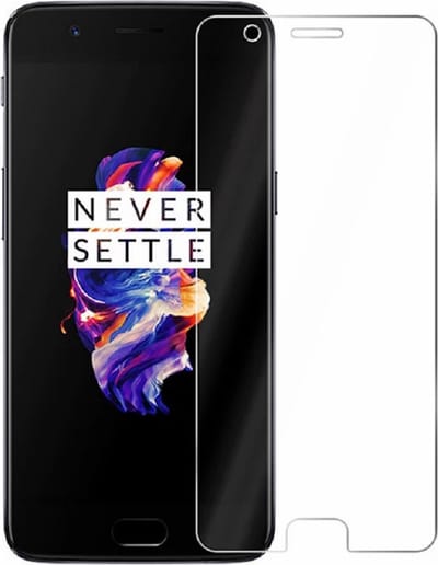 LuxeBass Tempered screenprotector geschikt voor OnePlus 5 - glas scherm - bescherming