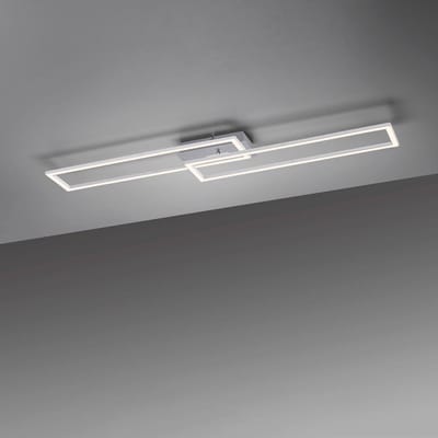 JUST LIGHT. GmbH LED plafondlamp Iven, staal, dimbaar, 101,6 x 19,8 cm