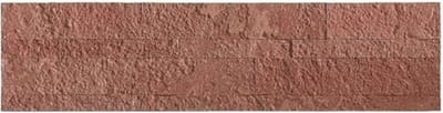 Zelfklevende Steenstrip - Natuursteen - Rood - Reliëf - 60x15cm