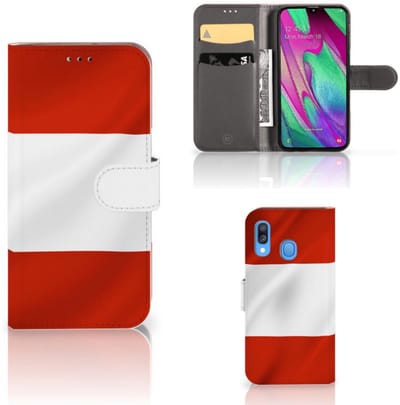 Samsung Galaxy A40 Bookstyle Case Oostenrijk