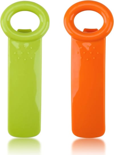 Dailygoods- Dekselopener 2 Stuks - Schroefdekselopener - Glasopener - Handmatige Bieropener - Voor Senioren - Voor Zwakke Handen - Flesopener