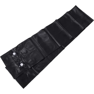Housse de piscine 91,7 pouces Sac à eau Épais Double chambre Tube à eau PVC Poids pour piscine Housse d'hiver black