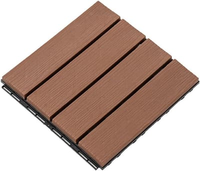 Composiet Vlondertegels - Buiten vloer - Terras aanleggen - In elkaar grijpend ontwerp - 30x30x2.2cm - A