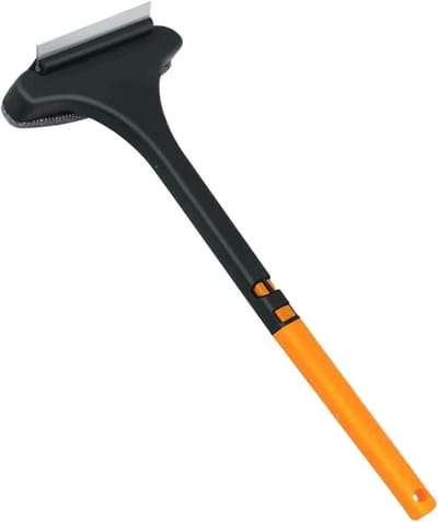 Scherm Reiniger - Borstel Tool - Ramen Zemen - Dubbele Functionaliteit - N.v.t. - Geel