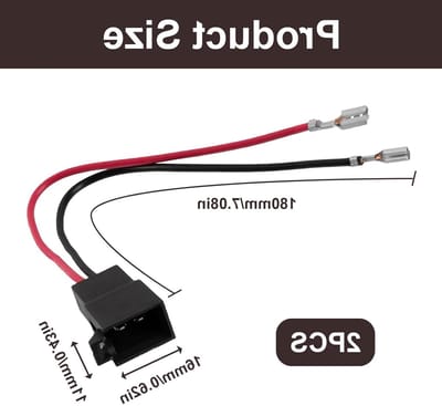 SnelShoppen - 2 x DIN Speaker Adapters, Retrofit Kabel voor Dacia, Opel, Renault, Seat, Skoda, Volvo, Fiat, Ford, Nissan, Citroen, Peugeot - Eenvoudig
