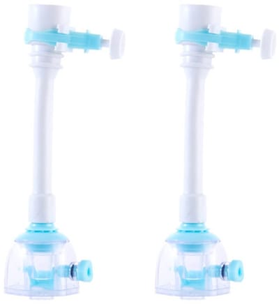 Dailygoods- Kraan Extender 17,5 cm - Verstelbare Tap Extender - Draaibare Waterafvoer - Geschikt voor Ronde Tuiten 15-23 mm - PVC - Duurzaam en Milieuvriendelijk - Kraanverlenger