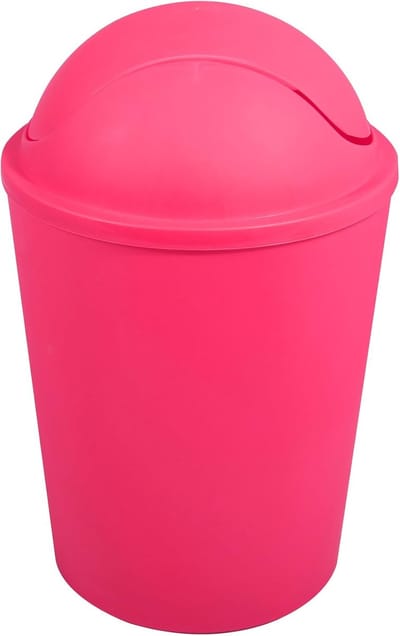 Kleine (5.5L) Badkamer Prullenbak met Klepdeksel - Hygiënisch Weggooien
