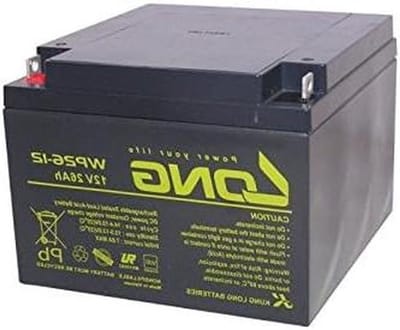 Vervangende Accu - AGM Batterij Oplaadbaar - Veiligheidssystemen - VdS-getest - 166 x 175 x 125 mm - Zwart