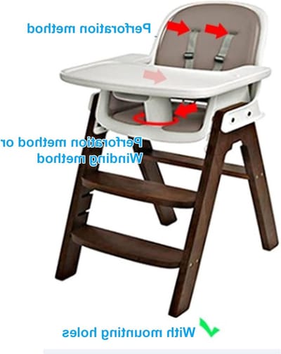 Verstelbare 5-punts autogordel voor kinderwagens en hoge stoelen, multifunctioneel systeem met nylon schouder- en kruisbanden voor baby's