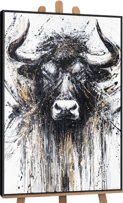 Canvas schilderij handgeschilderd indomitable spirit abstract – YS-Art Gallery – Luxe wanddecoratie voor woonkamer – Modern schilderij voor slaapkamer en hal