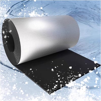 Isolatiemateriaal - Geluidsisolatie Hitte - Voertuig Demping - Zelfklevend Aluminium - 30mm dik - Grijs