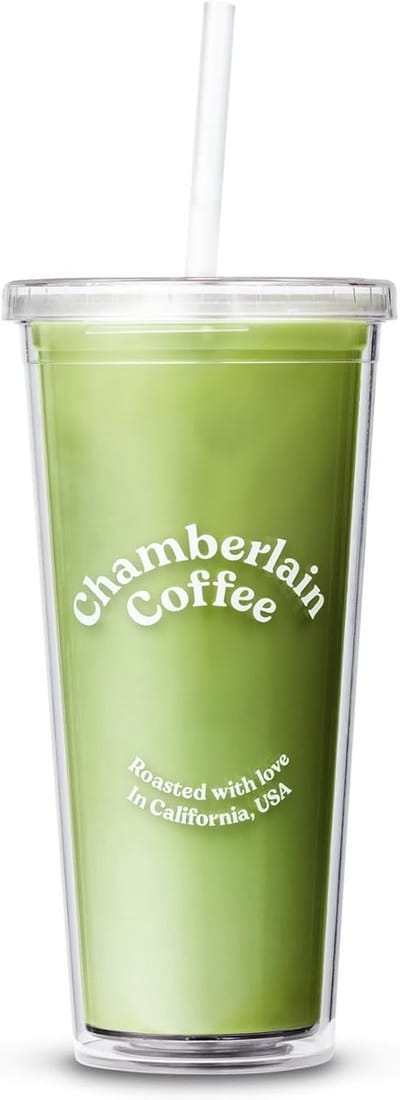 Isolerende Tumbler voor Koude Dranken - 680 ml Dubbelwandige Beker met Deksel en Rietje