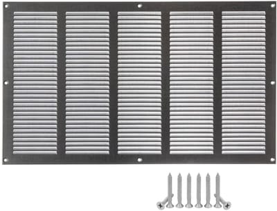 Verzinkt ventilatierooster 500x300mm met insectenbescherming