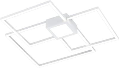 LED Plafondlamp - Trion Hydro - 38W - Natuurlijk Wit 4000K - Dimbaar - Vierkant - Mat Wit - Aluminium