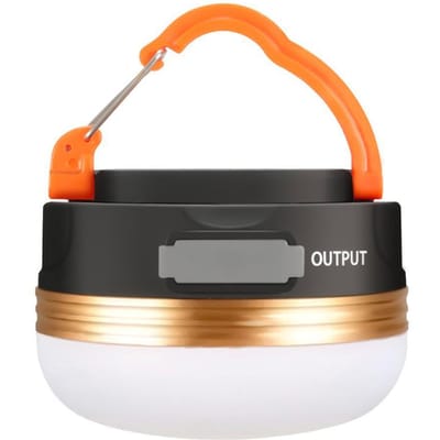 LED's Kampeerlantaarn USB Oplaadbare Kampeerlamp Mini Zaklamp met Magnetische Basis 3 Lichtstanden wit