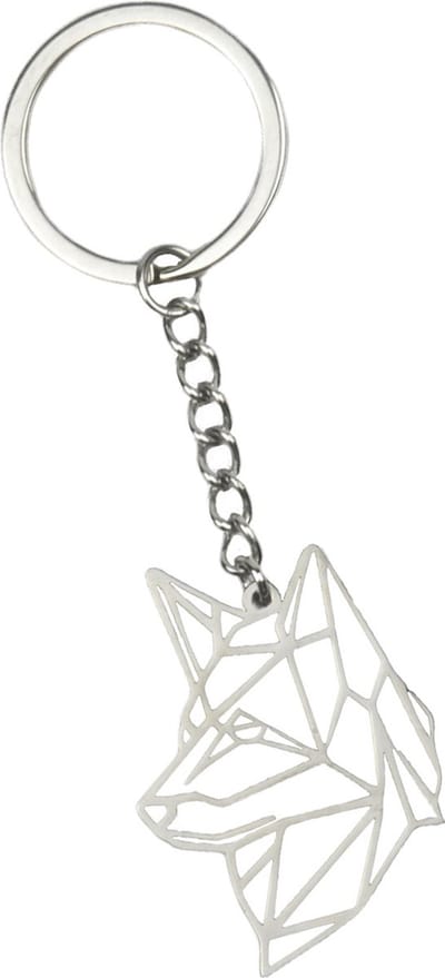 Sleutelhanger Geometrisch Metalen Sleutelhanger Patroon Sleutelhanger - Hond