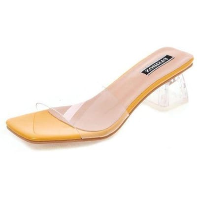 Mode Sexy Dames Sandalen Schoenen Celebrity Dragen Eenvoudige Stijl Pvc Transparant Strappy Gesp Hoge Hakken Vrouw Transparante Hak Wit 40