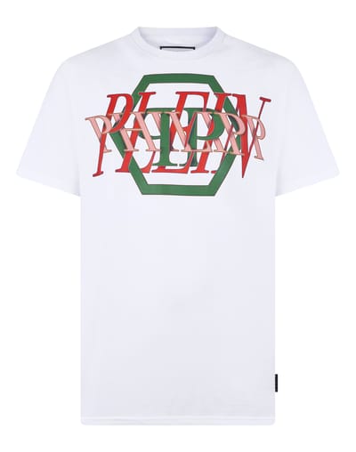 Round Neck T-Shirt Logo Hexagon