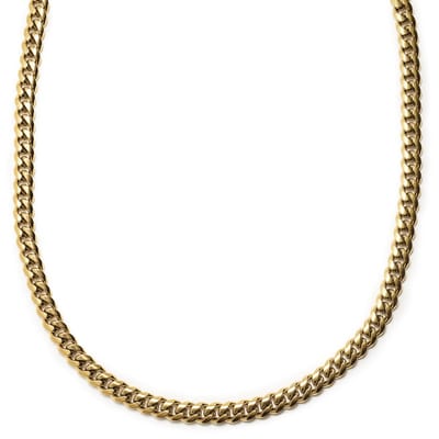 12 mm Goudkleurige Stalen Ketting