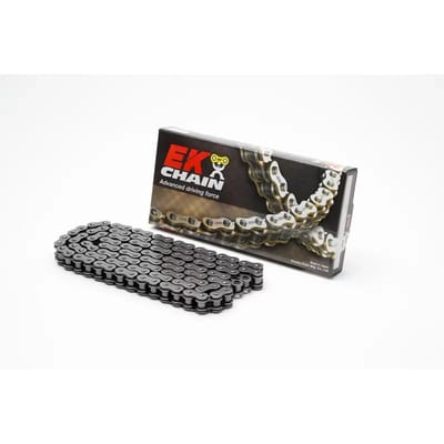 Chaîne motorijdoordrijving Qx-Ring met klinkverbinding EK Chain 525 SRX2