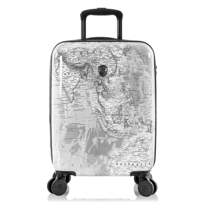 HEYS trolley Journey 3G Trolley 21" Black / White Map wit 55cm