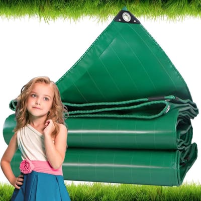 Zwaar zeildoek 2x3 m 500g/m² Waterdicht Meubelhoeslaken Multifunctioneel LXX94W, Groen