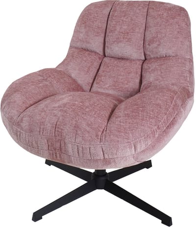 Fauteuil Charlie Pink - Design Fauteuil in Scandinavische / Hotel Chique Stijl