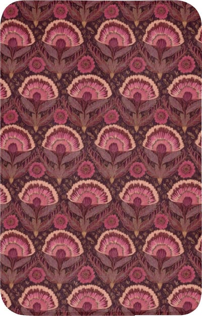WC mat 50x80 cm - Antislip - Antiek - Bloemen - Kleurrijk - Toiletmat - Vloermat - Douchemat - Toilet tapijt - Toiletmatten