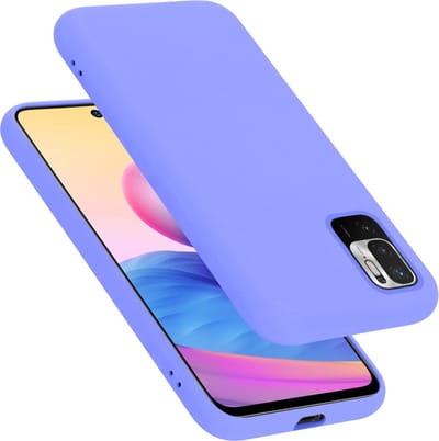 Cadorabo Hoesje geschikt voor Xiaomi RedMi NOTE 10 5G / POCO M3 PRO 5G in LIQUID LICHT PAARS - Beschermhoes gemaakt van flexibel TPU silicone Case Cover