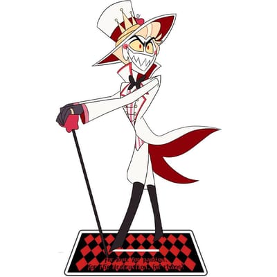 Hazbin Alastor Hotel Ochtend Cosplay Stand Anime 15cm Acryl Cartoon Model Staand Verjaardagscadeaus Tas Decoratie Set Premium Kwaliteit 15cm