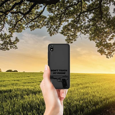 Xiaomi Redmi 7A Silicone-hoesje Pistol DTMP