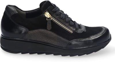 Durea 6263 Sneaker Zwart/Antraciet K