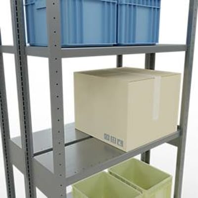 SCHULTE Lagertechnik - Dubbele basisrekken MULTIPlus250 insteeksysteem - 2500x1000x(2x300) mm, 14 legborden, gegalvaniseerd