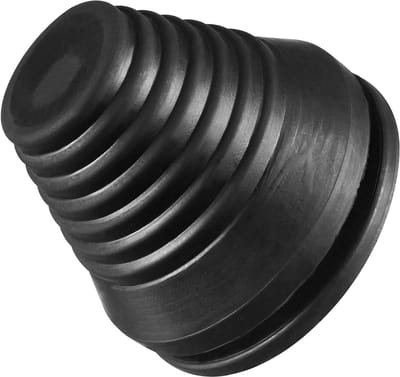 6 Stuks Conische Rubber Doorvoeren 40mm Bevestigingsdiameter Zwarte Torenvormige Boorgatenplug voor Draadbescherming en Brandwerende Afsluiting