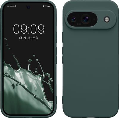 kwmobile telefoonhoesje geschikt voor Google Pixel 9 - Hoesje voor smartphone - Precisie camera uitsnede - In mosgroen